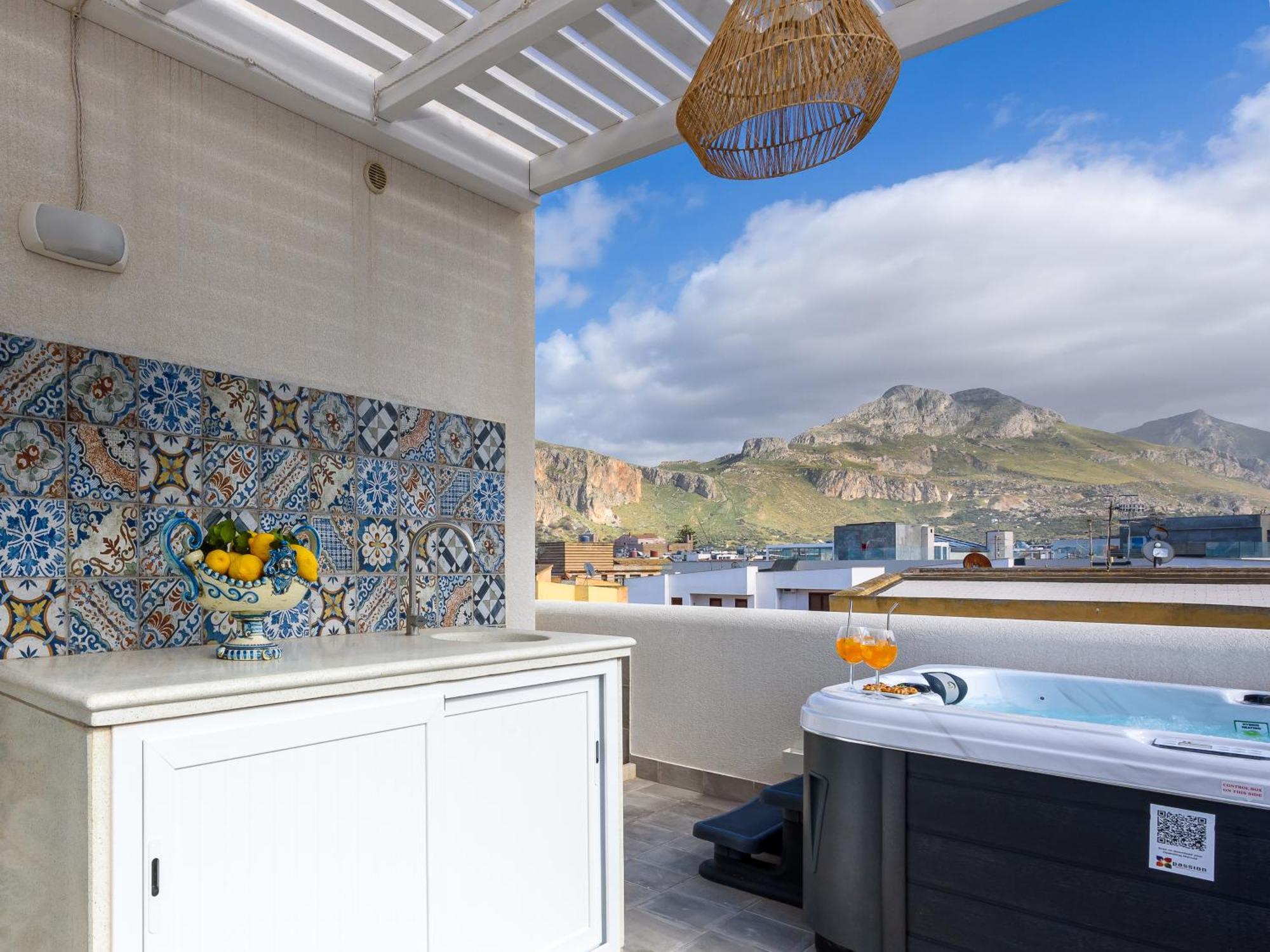 Il Faro E La Luna Beach Apartments ซานวิโต โลคาโป ภายนอก รูปภาพ